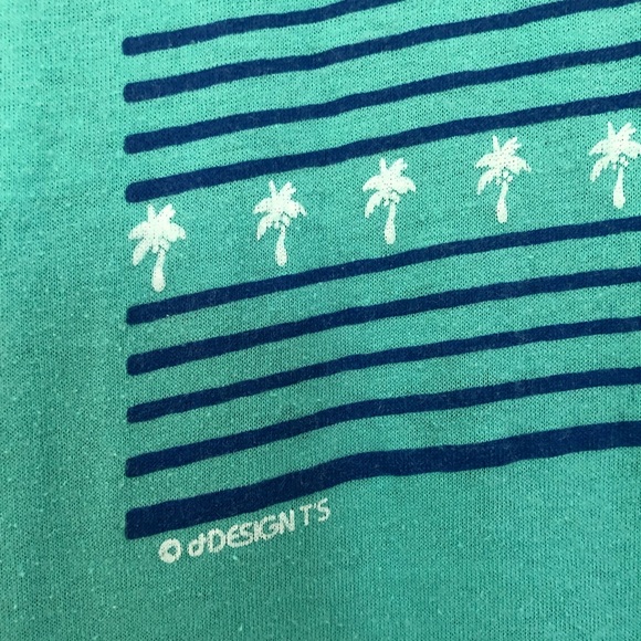 Vintage 80s University of Hawaii Single Stitch Design Tees 50/50 USA - Picture 5 of 15